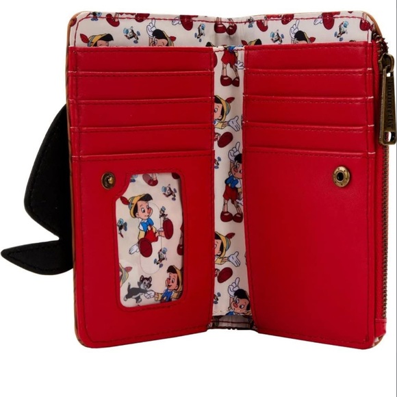 NWT LOUNGEFLY PINOCCHIO Mini backpack and Wallet - Picture 7 of 7